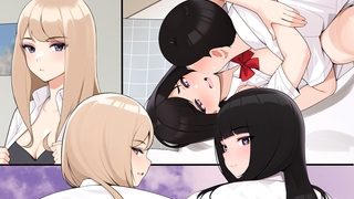 【エロ漫画】続オナ中 幼馴染とオナニー見せ合いっこしたらセックスしてはまっちゃう話のトップ画像